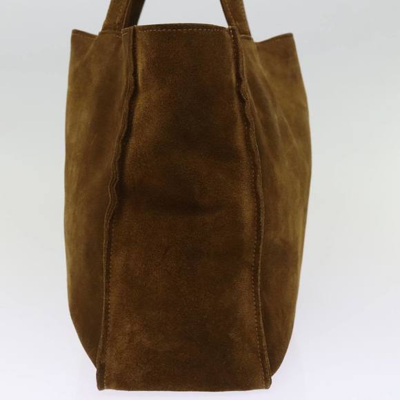 CHANEL Tote Bag Suede Brown CC Auth bs14773 - Picture 4 of 16